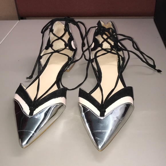 Zara lace up flats - Picture 3 of 8